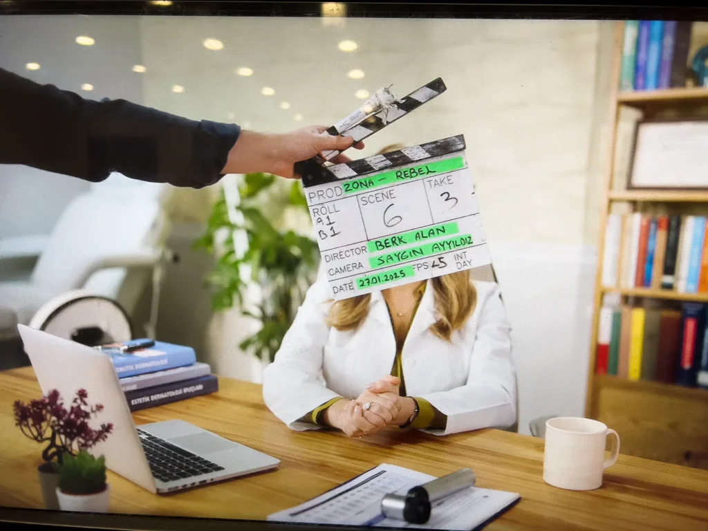 Behind the scenes of the Zona Farkındalık Haftası commercial shoot, 2025